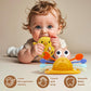 Baby Suction Toys High Chair Teething Toys - Baby Teething Chew Toys Silicone Teethers, Food Grade Silicon for 6 12 18 Months (Y