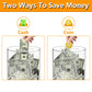Clear Piggy Bank For Adults Kids, Transparent Money Bank For Cash Savings And Coin Savings, Acrylic Clear Money Box That Must Be
