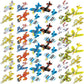 Rhode Island Novelty 72-Pack Foam Glider Assortment - 4 Inch Assorted Colors - Model GDAST72