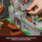 FUNWHOLE Medieval Watchtower Building Set - 1625 Pcs Plastic Castle Model F9027, 40.64cm x 25.4cm x 43.18cm, Collectible