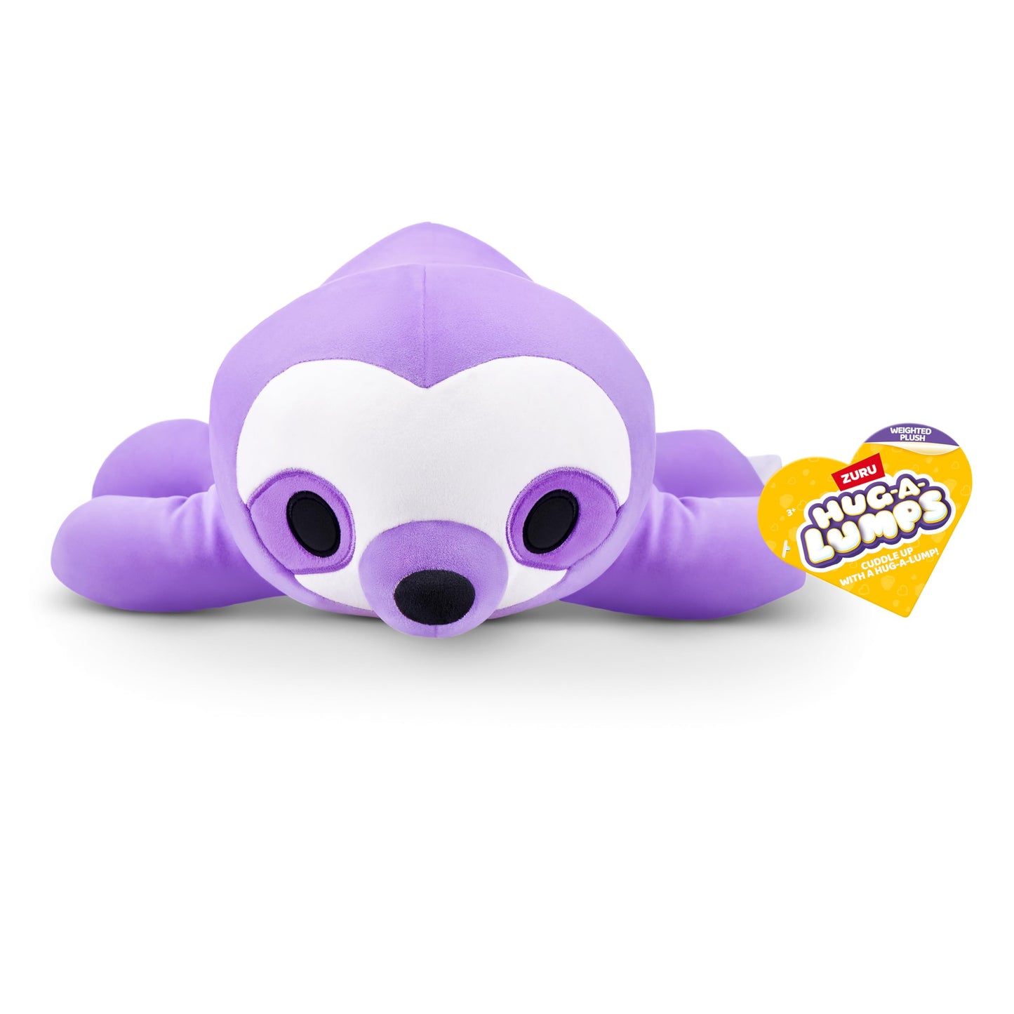 Hug-A-Lumps Sloth Weighted Plush Toy, 3.3 lbs Cuddly Anti-Stress Comfort Plush by ZURU, Perfect for Squishy Hugs and Relaxation