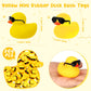 Hiboom 300 Pack Mini Rubber Ducks Set Bath Toys In Bulk With Sunglasses Float Squeak Tiny Ducks Baby Shower Rubber Duck Bathtub