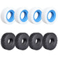 AllinRC 1.9 Crawler Tires and Dual Stage Foams Closed Cell Inner/Soft Outer Foam Inserts for RC Crawler Car Traxxas TRX4 TRX6 Ax