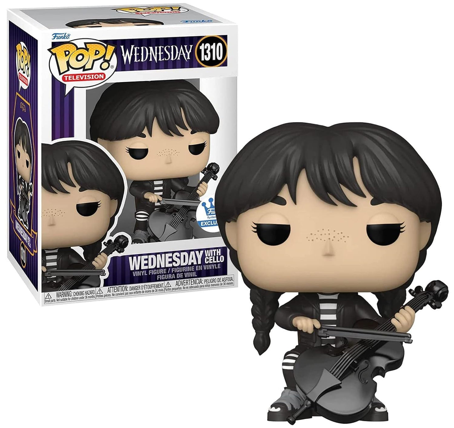 Funko POP Television! Wednesday - Wednesday with Cello (limited availability) Black