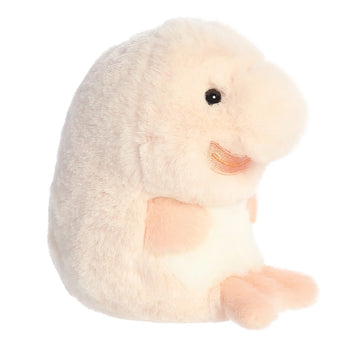 Aurora® Round Rolly Pet™ Bailey Blobfish™ Stuffed Animal - Adorable Companions - On-The-Go Fun - Pink 5 Inches
