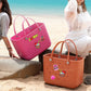 Lckaey Oversized rubber beach bag Accessories PVC Rubber Inserts Charms for Bogg Bag Totes Y064Figure 19