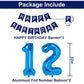 Naninuneno 12Th Blue Birthday Party Decorations For Boy Girl Men Women, Happy 12 Birthday Balloons Supplies With Happy Birthday