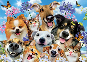 Educa Borrás 17983 Serie Selfies Fun In The Sun Selfe Educa Borras 500 Piece Jigsaw Puzzle, Multicoloured, Piezas