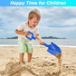 Dilabnba Beach Sand Toys Shovels for Kids Adults, 16inch/40cm Jumbo Toddler Garden Beach Sand Spade Shovels for Digging Snow, Pl