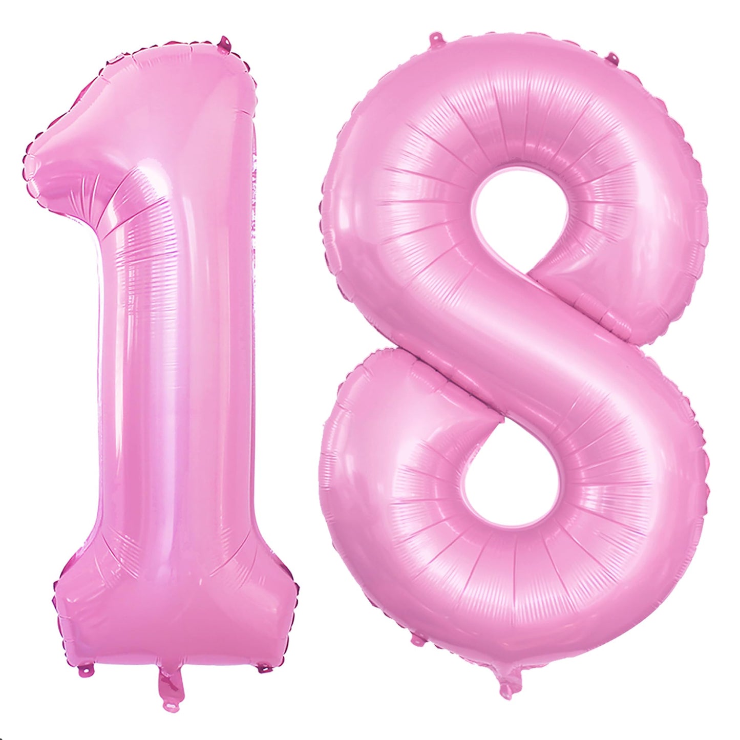 Goer Number 18 Balloons For 18Th Birthday Sweet 18 Party Decorations,42 Inch Jumbo Foil Helium 81 Balloons For 81St Birthday Party Decoration (Light Pink)
