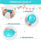 Paready Teal Blue Balloons - Rubber, Metallic Gold, Perfect for Birthday, Baby Shower, Wedding, Summer Beach Party Decorations