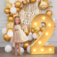 3Ft Marquee Light Up Numbers, Mosaic Numbers For Balloons, Number 2 Balloon Frame, Marquee Light Up Letters, 12Th 20Th 21St Birt