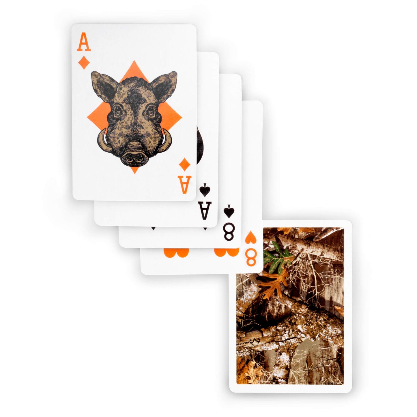 Brybelly Realtree Camouflage Playing Card Deck|enhanced Woodland Standard game-style Size Camo Playing Cards|Woodland