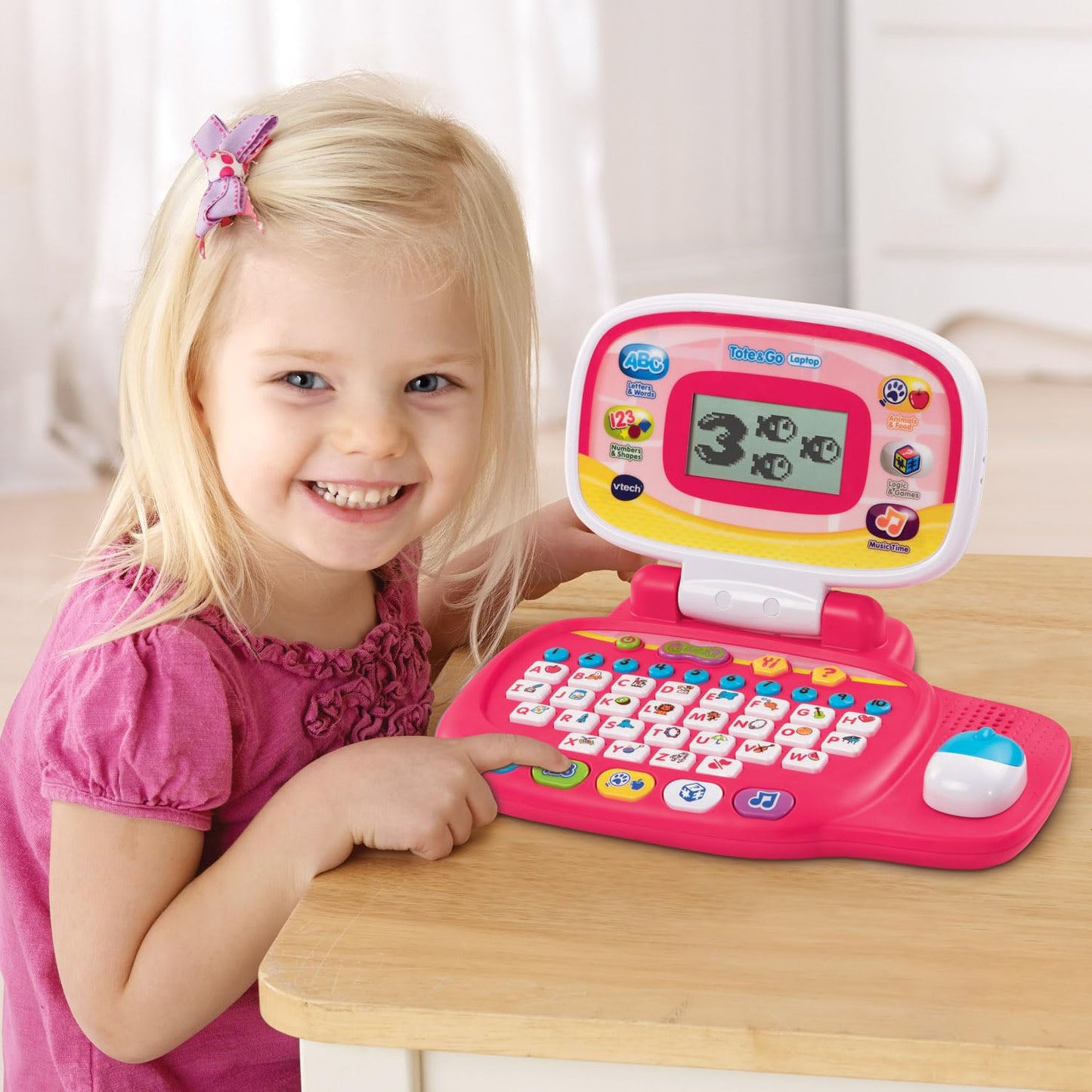 Vtech Tote And Go Laptop, Pink