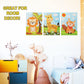 LZHZH 6 PCS - Mosaics Sticker Art Kit for Kids
