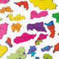 Geotoys GeoPuzzle Africa Jigsaw Puzzle, 65 Pc, Cardboard, Multi, Ages 6-9, Model GEO103