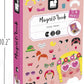 Janod Magnetibook 66 Pc Magnetic Girl Crazy Face Dress Up Game - Ages 3+ J02717