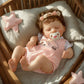 Scom Realistic Reborn Baby Dolls - 20 Inch Lifelike Newborn Baby Girl, Real Life Dolls With Soft Weighted Body, Sleeping Baby Gi