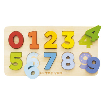 Le Toy Van - Wooden Figures Counting Puzzle Toy | Suitable for Age 18+ Months