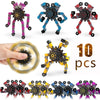 10Pcs Random Fidget Spinners,Diy Deformable Robot Fingertip Toys,Decompression Spinner,Deformable Creative Mechanical Gyro Toys,