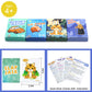 Activity Table For 1+ Year Old Girls Boys, 7-In-1 Wooden Montessori Toys, Activity Center, Baby Toddler Sensory Toys Kids First