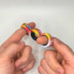 Four Brothers Colorful Magnetic Rings Fidget Toy Set For Stress Relief And Focus, Ideal For Adhd And Anxiety (Groovy Meadow) - 3