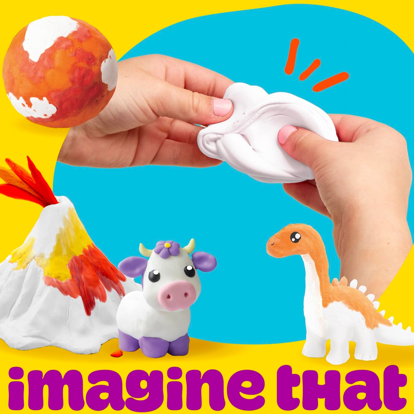 Play-Doh Brand Air-Dry Clay, 5 oz. Air and Modeling Clay Bag, Arts and Crafts Supplies for Adults and Kids, Tools & Kit