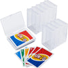 Queekay Playing Card Box Case Trading Card Storage Organizer 3.8 X 2.7 X 0.8 Inch Clear Case Empty Plastic Storage Box For Gaming(15 Pieces)