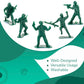 Entervending Army Men Action Figures - 2    Small Soldiers For Boys - 50 Pcs Green Army Soldier Toy Playset - Military Toys - Ar