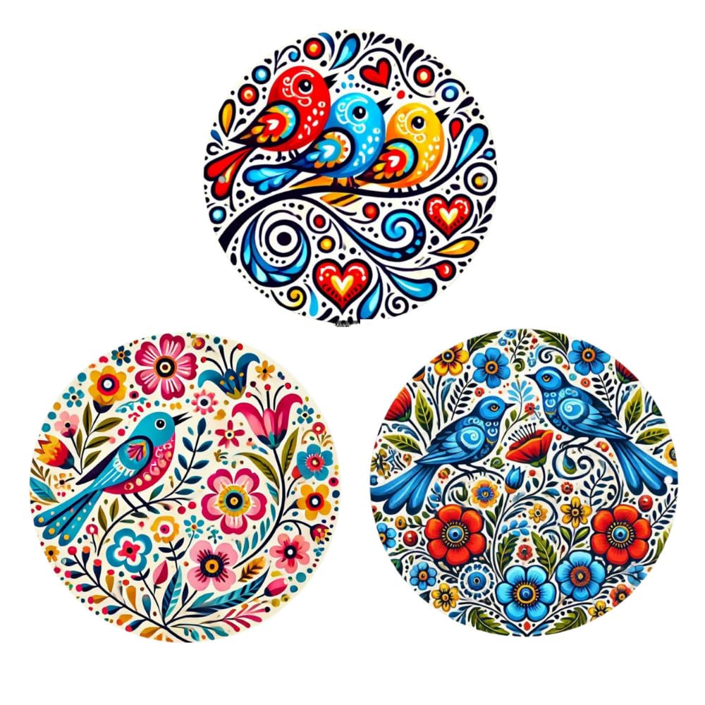 Tulip N Turtle Bird Song Diy Acrylic Paint By Number Kit. Set Of Three Framed Paint By Number Kit. Canvas Painting By Number Acr