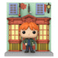 Funko Pop! Deluxe: Harry Potter - Ron Weasley Quidditch Supplies, Special Edition Multicolor Exclusive #142