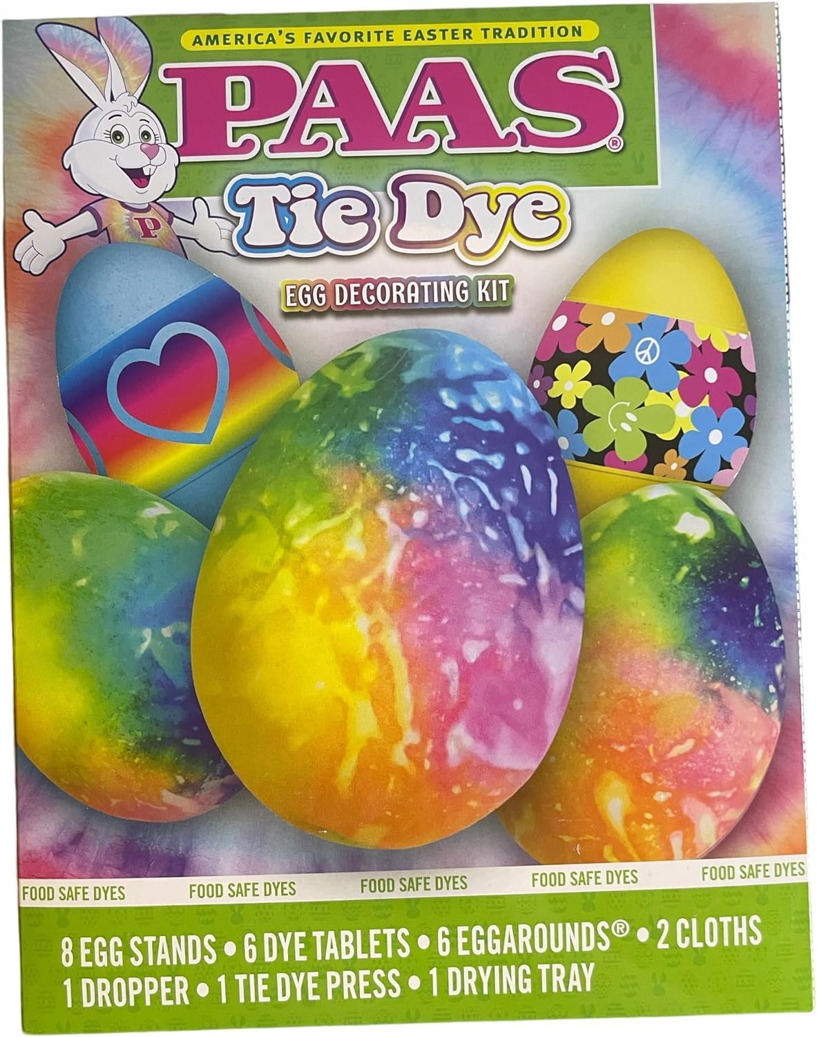 PAAS Tie Dye Easter Egg Decorating Kit - Americas Favorite Easter Tradition
