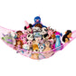 Lilly's Love Large Stuffed Animal Storage Net Hammock, 60"x60"x67", Pink, Made with Real Netting, Model ToyN1Pac-PINK1008