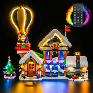 BrickBling LED Light Compatible with Lego Santa's Post Office, Christmas D  cor Lights Compatible with Lego 10339, Holiday Light