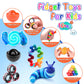 Cevioce 10Pcs Fidget Toys Adults Pack,Stocking Stuffers For Teens Boys Girls,Autism Sensory Toys With Fidget Spinner Slug Magnetic Rings,Squishy Fidget Toys Adhd Stress Relief,Party Favor For Kid-Bo