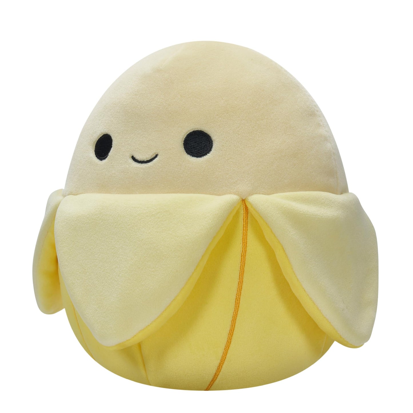 Squishmallows Junie the Yellow Banana Plush Toy, 19cm, Polyester, Natural Color, Model SQCR02383