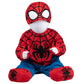 Marvel Spider-Man Official Infant Deluxe Costume - Premium Quality Minky Fabric And Non-Slip Grip Booties (0-6M)