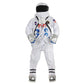 Underwraps Mens Astronaut Costume Deluxe Suit, White, Teen