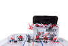 Kaskey Kids NHL Hockey Guys, Blackhawks vs. Red Wings, 27 Pieces in Each Set, Includes 2 Teams and Travel Storage Case, Nostalgi