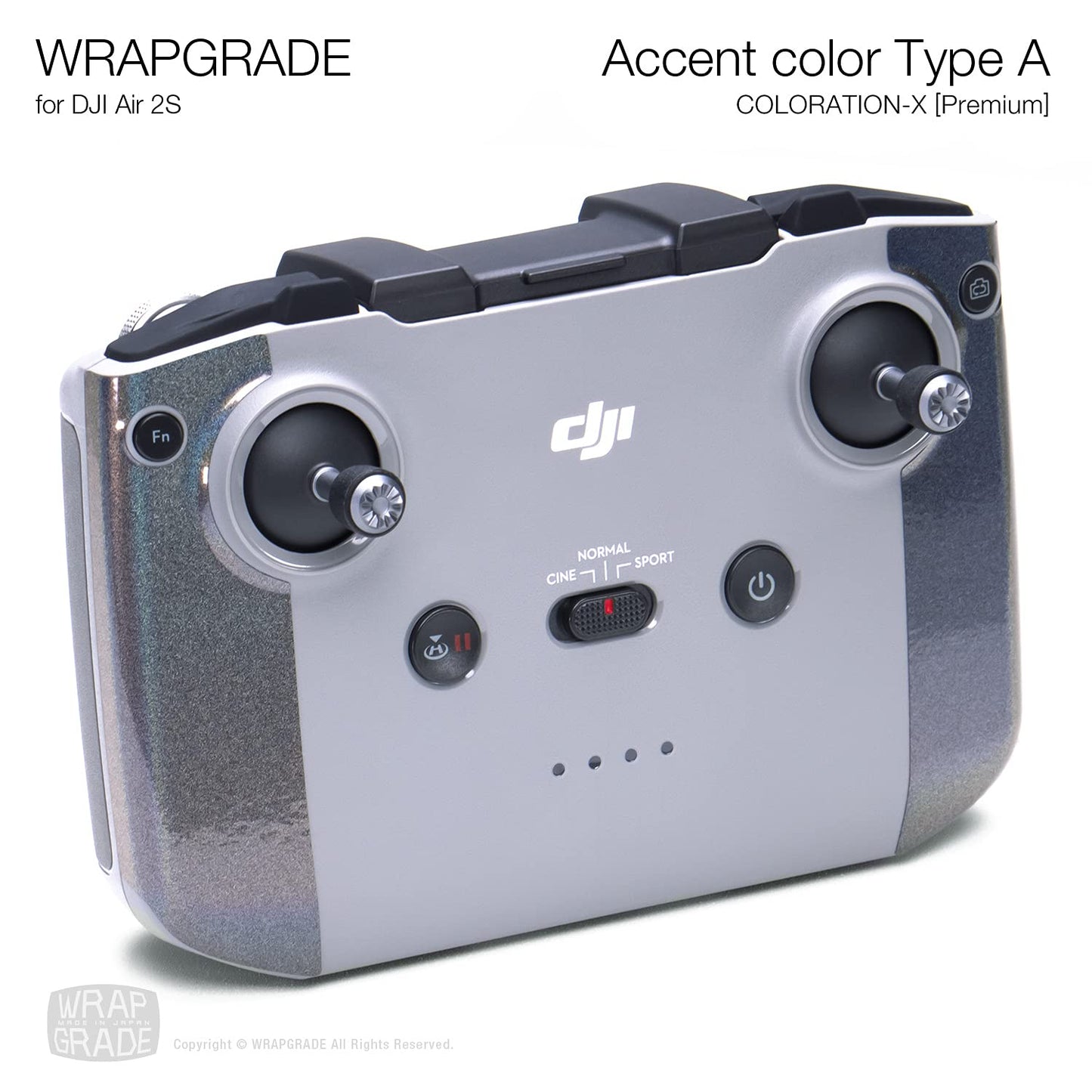 Wrapgrade Skin Compatible With Dji Air 2S | Accent Color A (Coloration-X)
