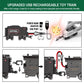 Electric Train Sets For Boys Girls Metal Alloy Christmas Trains Toys Steam Locomotive, Passenger Carriages, Tracks, Light & Soun