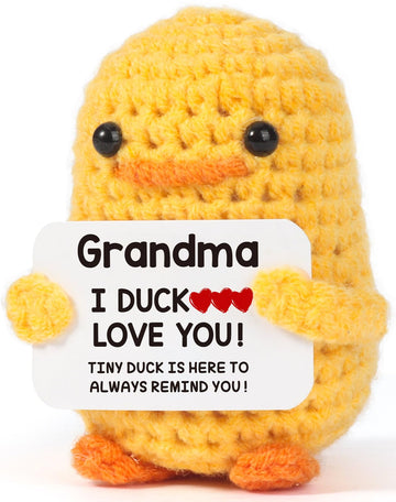 Mbl Grandma Birthday Grandma I Duck Love You, Funny Handmade Crochet Duck For Grandma Mothers Day Birthday, Hand-Made For Nana G