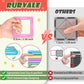 Rurvale Magnetic Tiles - 100Pcs STEM Building Blocks for Kids 3+ - Educational Toy for Boys & Girls - Model MB-A - ABS Material