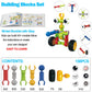 Afomida 156 PCS Creative Building Blocks Set - Plastic Dinosaur, Robot, Car, Spider, Dog Figures - Ages 3+, Model FYD1941, Color 2