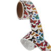 Jillson & Roberts Bulk Roll Prismatic Stickers, Assorted Butterflies - 50 Repeats