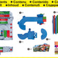 EPOCH Games Mario Kart Racing Deluxe - Obstacle Course with Mario & Luigi Figures, Ages 5+, Multi, Model 7390, Plastic