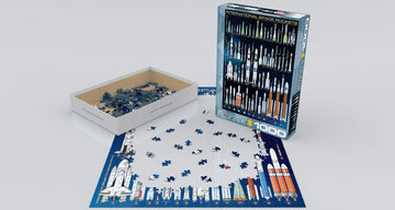 Eurographics International Space Rockets Puzzle (1000-Piece) (6000-1015)