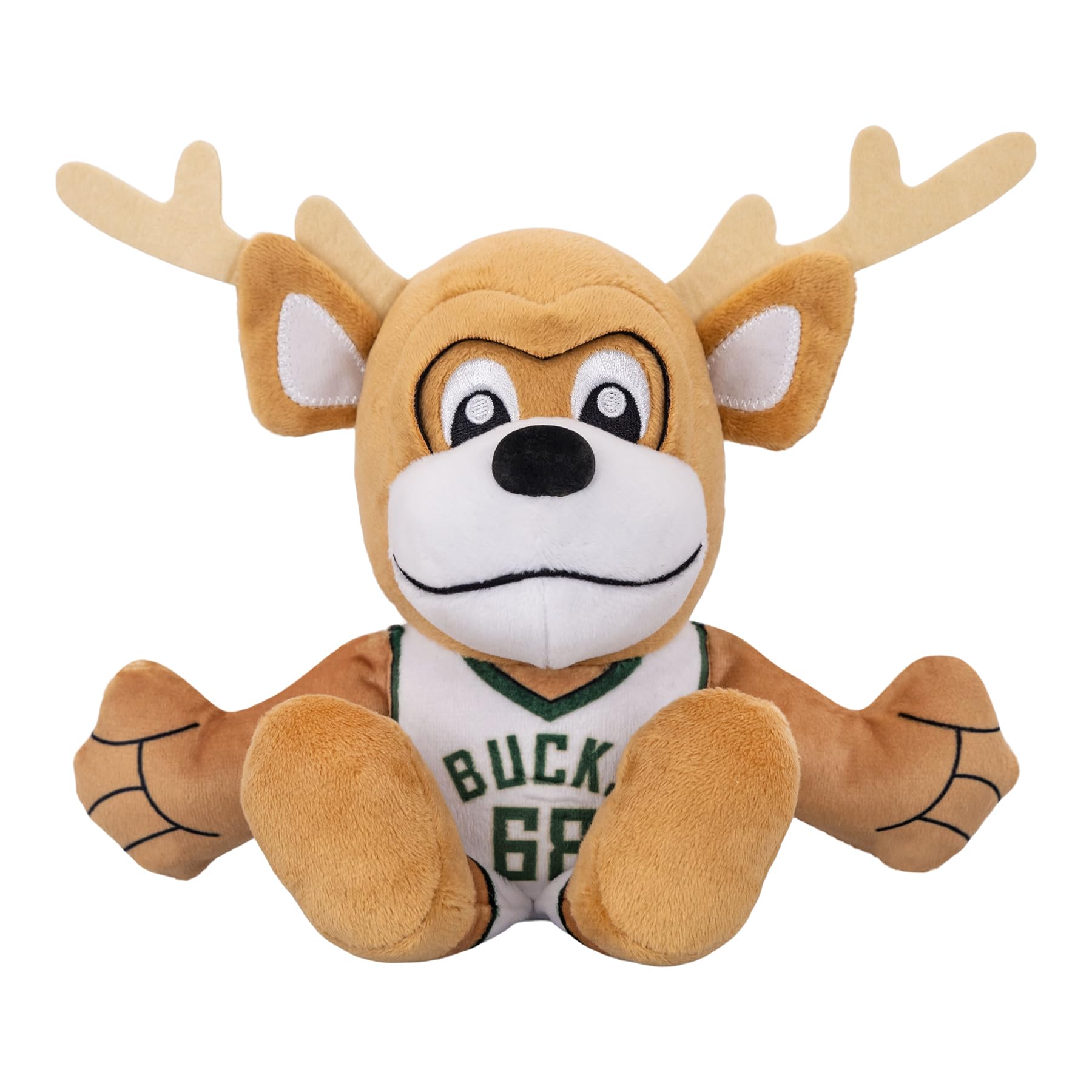 Bleacher Creatures Milwaukee Bucks Bango 8'' Nba Mascot Kuricha Sitting Plush - Soft Chibi Inspired Mascot