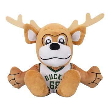 Bleacher Creatures Milwaukee Bucks Bango 8'' Nba Mascot Kuricha Sitting Plush - Soft Chibi Inspired Mascot