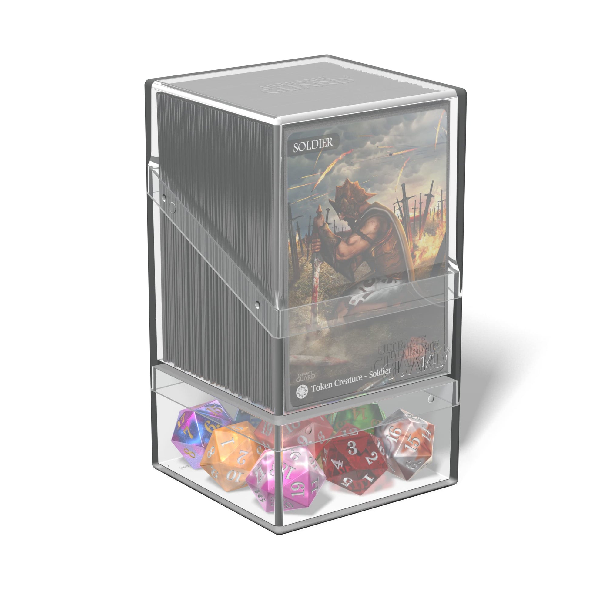Ultimate Guard Ugd011283 Boulder'N Tray 100+ Transparent Trading Card Box